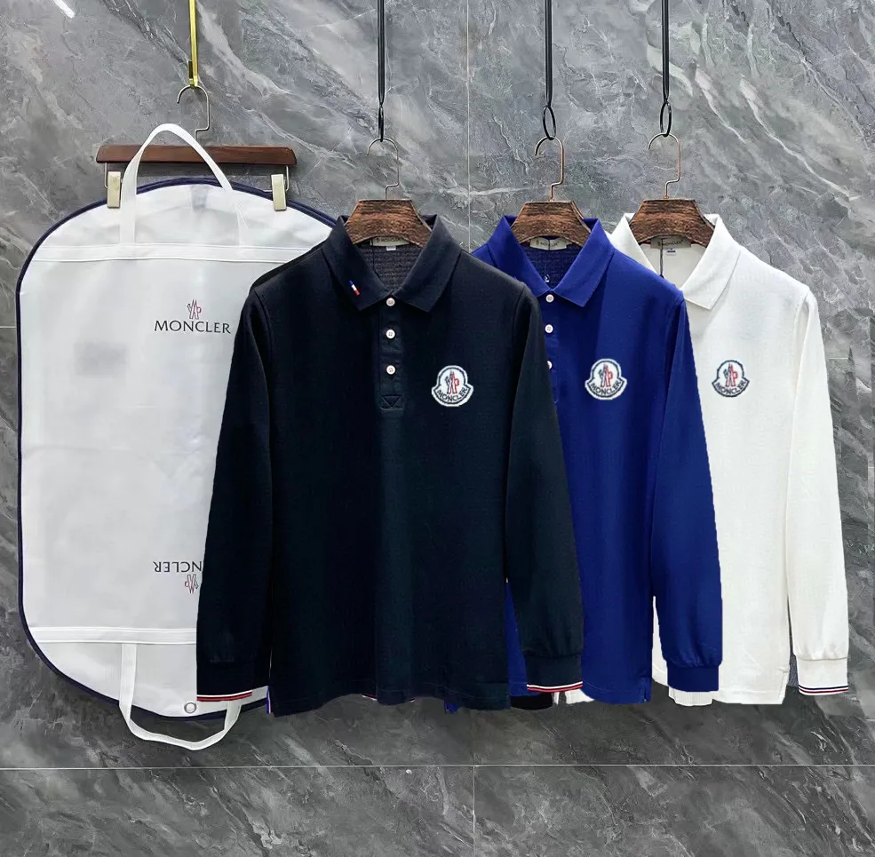 MONCLER/ SS Polo 。 T . . ! Piquet , “ ”。 . , , logo ， ， ， ， ， ， 。 Black/White/ Size：M~3XL